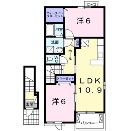 斎宮駅 徒歩22分 2階の物件間取画像